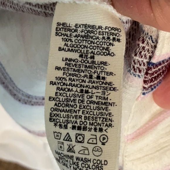 Free People striped cotton jumper size 6 - Picture 3 of 6